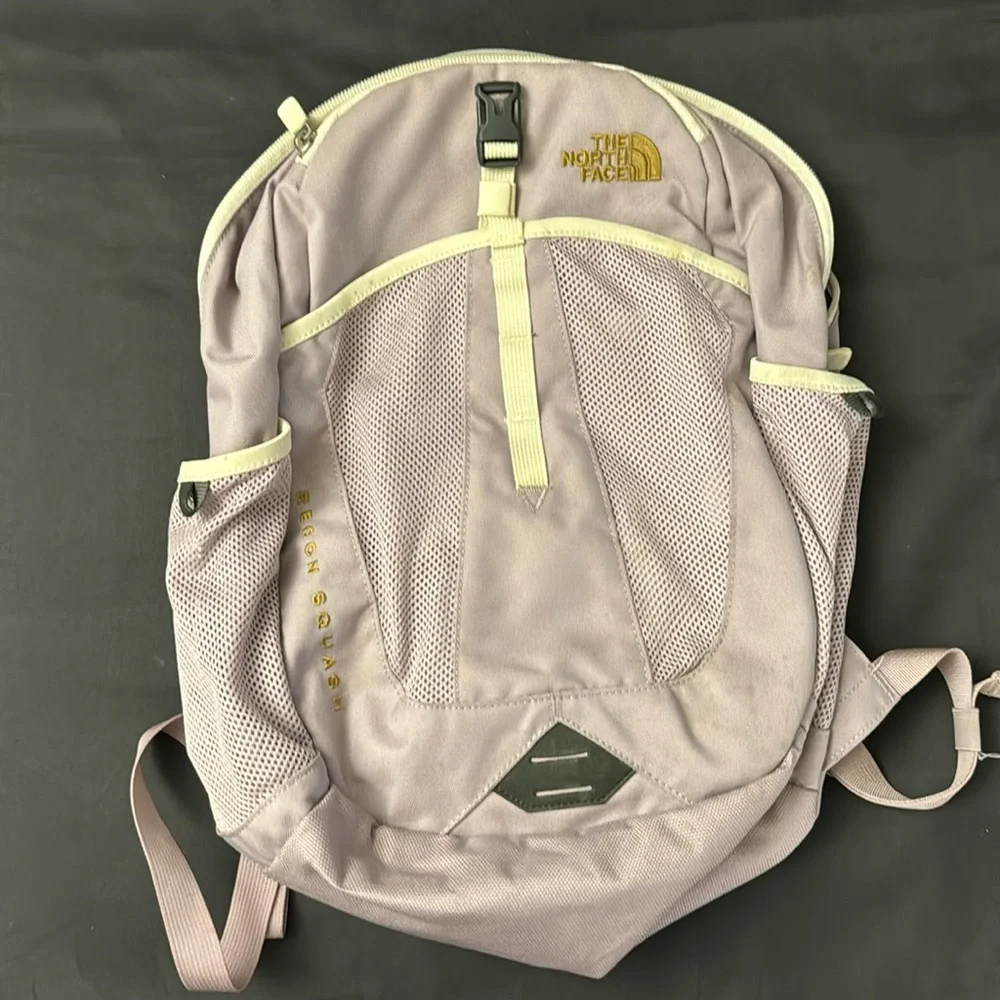 The North Face Kids Lavender and Cream Daypack